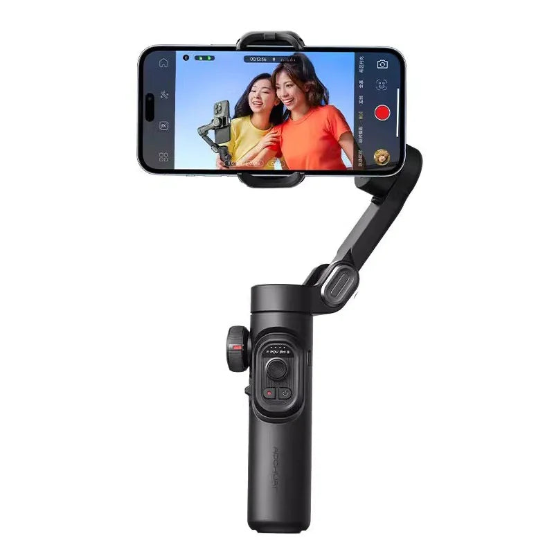 Handhållen Gimbal Stabilizer för Smartphone med Fill Light