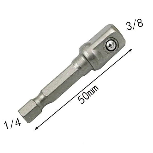 Adaptersett for stikkontakter i kromvanadiumstål